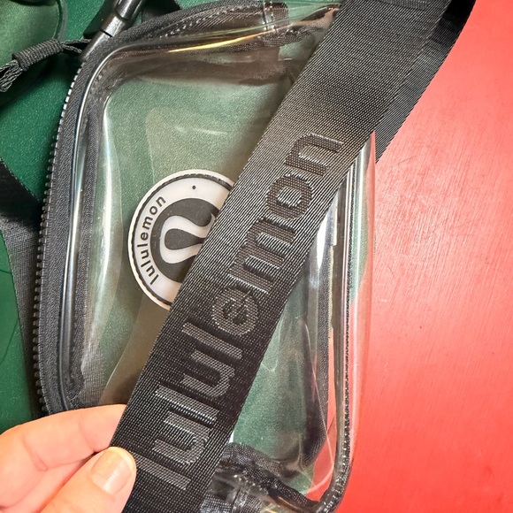 2 Lululemon Transparent Belt Bags with White and black Accents!! - Picture 4 of 8